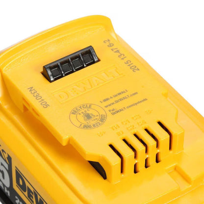 DEWALT DCH273P2 20V MAX XR Lithium-Ion Cordless Brushless 1-inch SDS-Plus L-Shape Rotary Hammer Kit with (2) 5ah Batteries, Charger and Case