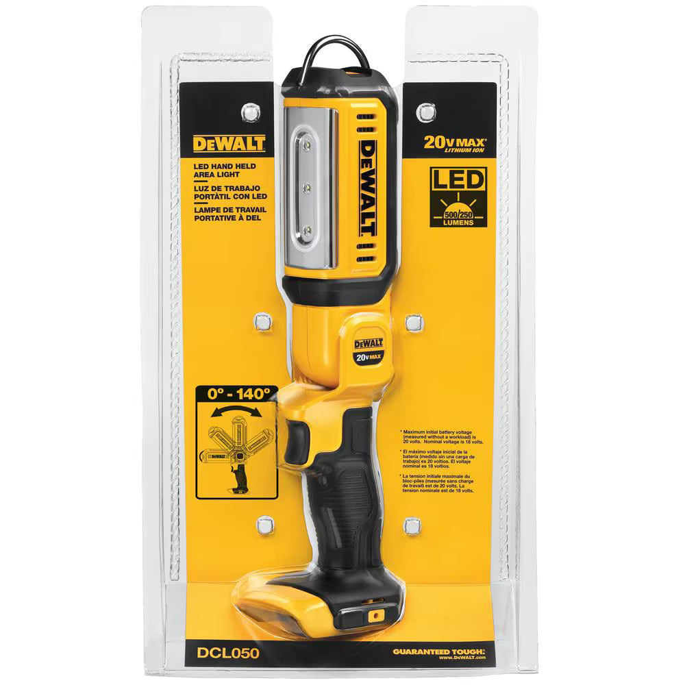 DEWALT DCL050 20-Volt MAX Lithium-Ion Cordless LED Hand Held Area Light (Tool-Only)