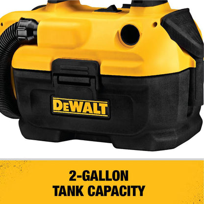 DEWALT DCV580H 2 Gal. Max Cordless Wet/Dry Vacuum without Battery and Charger