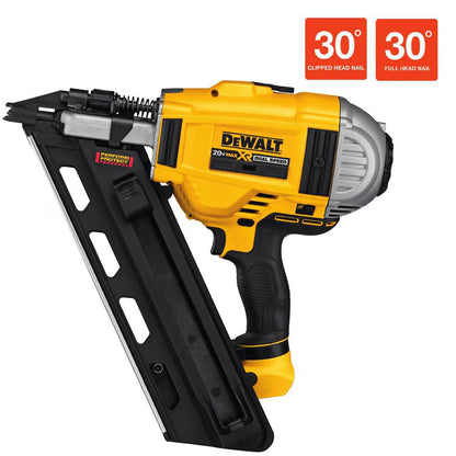 DEWALT DCN692B 20V MAX XR Lithium-Ion Cordless Brushless 2-Speed 30° Paper Collated Framing Nailer (Tool-Only)