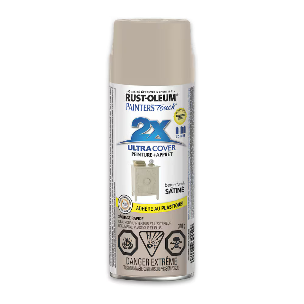 Rust-Oleum Painter's Touch 2X Ultra Cover Satin Seaside Spray Paint | 340 g