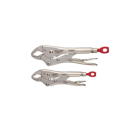 Milwaukee 48-22-3702 Tool 7 inch and 10 inch Curve Torque Lock Locking Pliers Set (2-Piece)