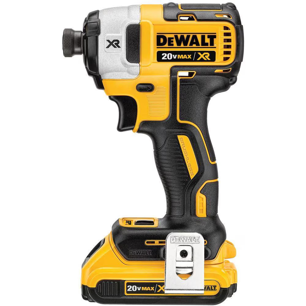 DEWALT DCK299M2 20V MAX XR Lithium-Ion Cordless Brushless Hammer Drill/Impact Combo Kit (2-Tool) with (2) 4Ah Batteries and Charger