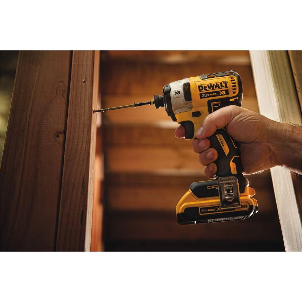 DEWALT DCK299M2 20V MAX XR Lithium-Ion Cordless Brushless Hammer Drill/Impact Combo Kit (2-Tool) with (2) 4Ah Batteries and Charger