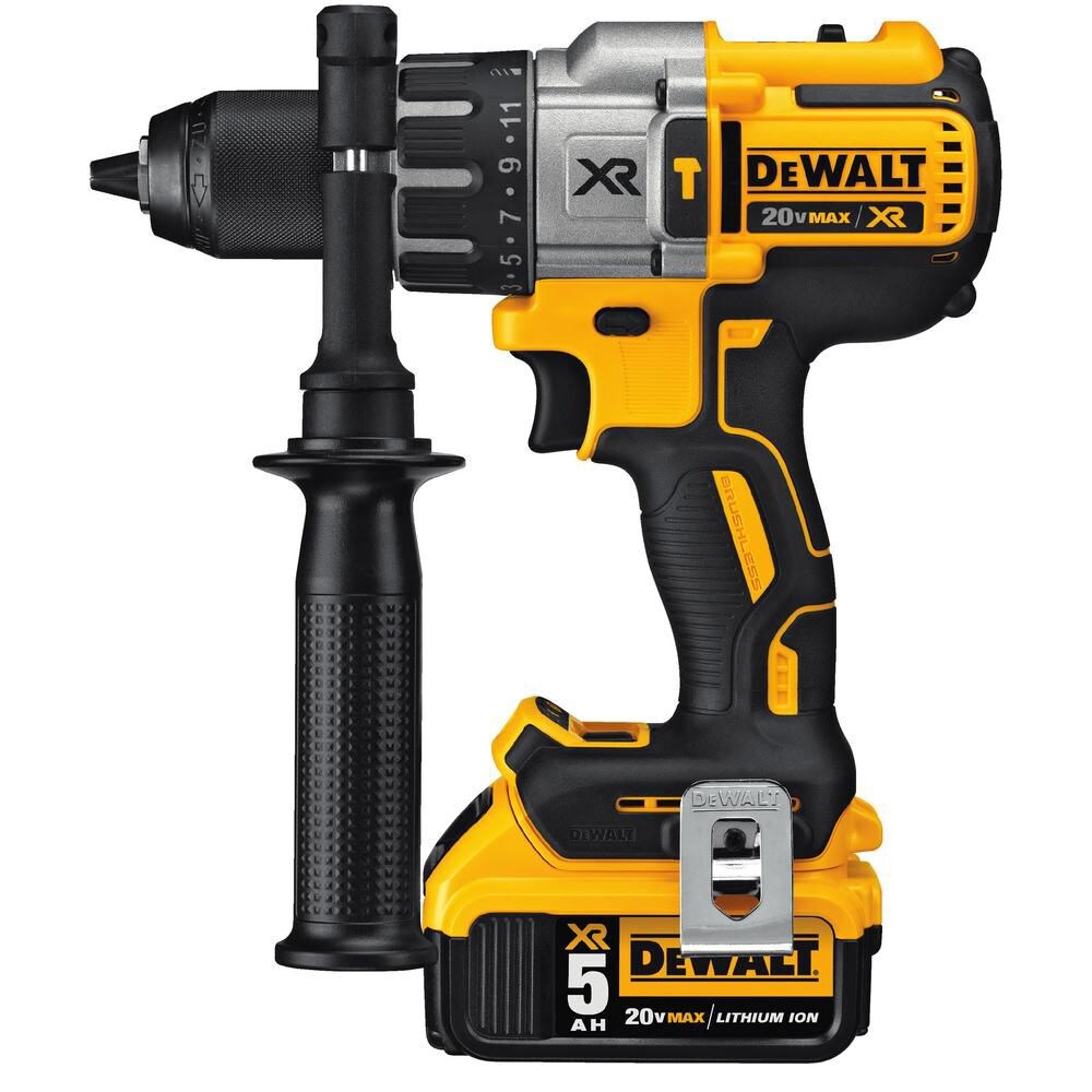 DEWALT DCK299M2 20V MAX XR Lithium-Ion Cordless Brushless Hammer Drill/Impact Combo Kit (2-Tool) with (2) 4Ah Batteries and Charger
