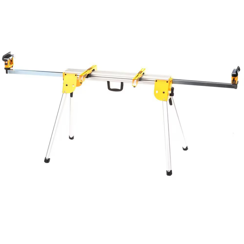 DEWALT DWX724 29.8 lbs. Compact Miter Saw Stand with 500 lbs. Capacity and 10 ft. Outfeed Support