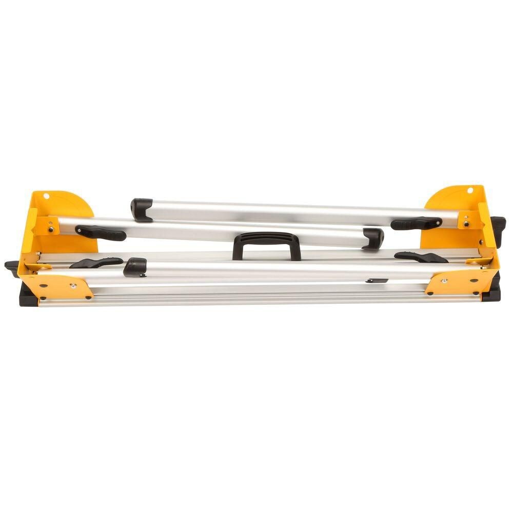 DEWALT DWX724 29.8 lbs. Compact Miter Saw Stand with 500 lbs. Capacity and 10 ft. Outfeed Support