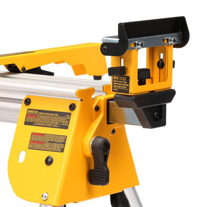 DEWALT DWX724 29.8 lbs. Compact Miter Saw Stand with 500 lbs. Capacity and 10 ft. Outfeed Support