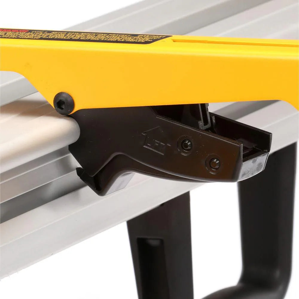 DEWALT DWX724 29.8 lbs. Compact Miter Saw Stand with 500 lbs. Capacity and 10 ft. Outfeed Support