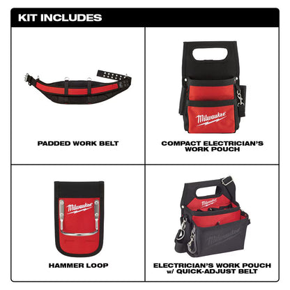 Milwaukee 48-22-8110 Tool Adjustable Electricians Work Belt