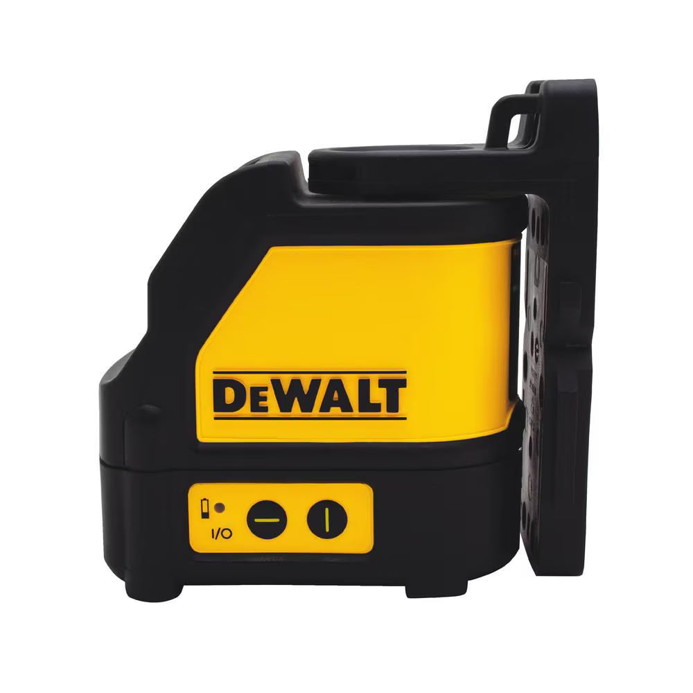 DEWALT DW088CG 100/330 ft. Green Self-Leveling Cross Line Laser Level - with (3) AA Batteries & Case