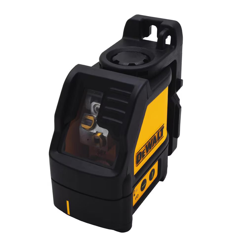 DEWALT DW088CG 100/330 ft. Green Self-Leveling Cross Line Laser Level - with (3) AA Batteries & Case