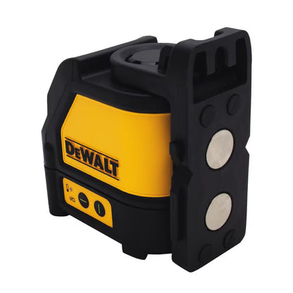 DEWALT DW088CG 100/330 ft. Green Self-Leveling Cross Line Laser Level - with (3) AA Batteries & Case