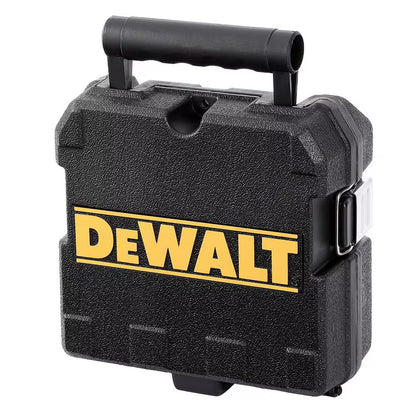 DEWALT DW088CG 100/330 ft. Green Self-Leveling Cross Line Laser Level - with (3) AA Batteries & Case