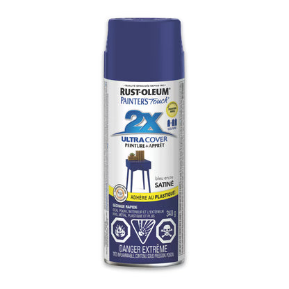 Rust-Oleum Painter's Touch 2X Ultra Cover Satin Seaside Spray Paint | 340 g