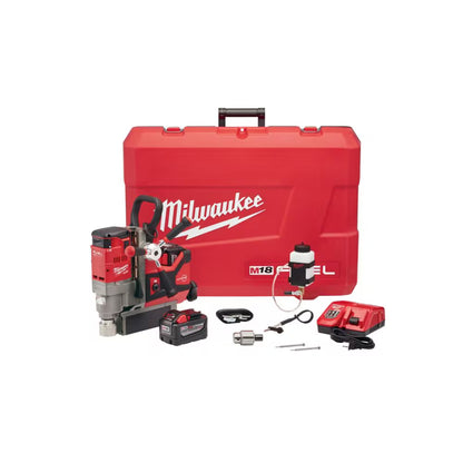 Milwaukee 2788-22HD M18 FUEL 18-Volt Brushless Cordless 1-1/2 -inch Lineman Magnetic Drill HD Kit With (2) 8.0Ah Batteries