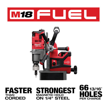 Milwaukee 2788-22HD M18 FUEL 18-Volt Brushless Cordless 1-1/2 -inch Lineman Magnetic Drill HD Kit With (2) 8.0Ah Batteries