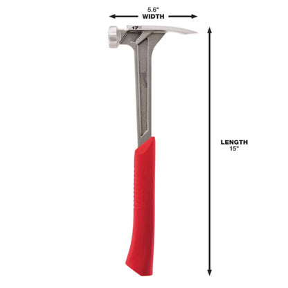 Milwaukee 48-22-9016 Tool 17 oz. Milled Face Framing Hammer
