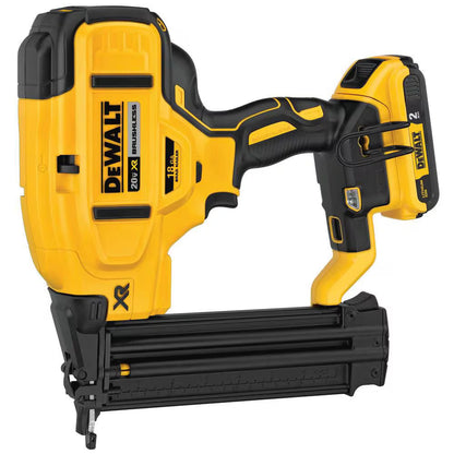 DEWALT DCN680D1 20V MAX Lithium-Ion 18-Gauge Cordless Brad Nailer Kit with 2Ah Battery, Charger and Bag