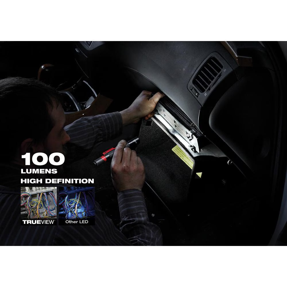 Milwaukee 2105 Tool 100 Lumens Aluminum Pen Light with Clip