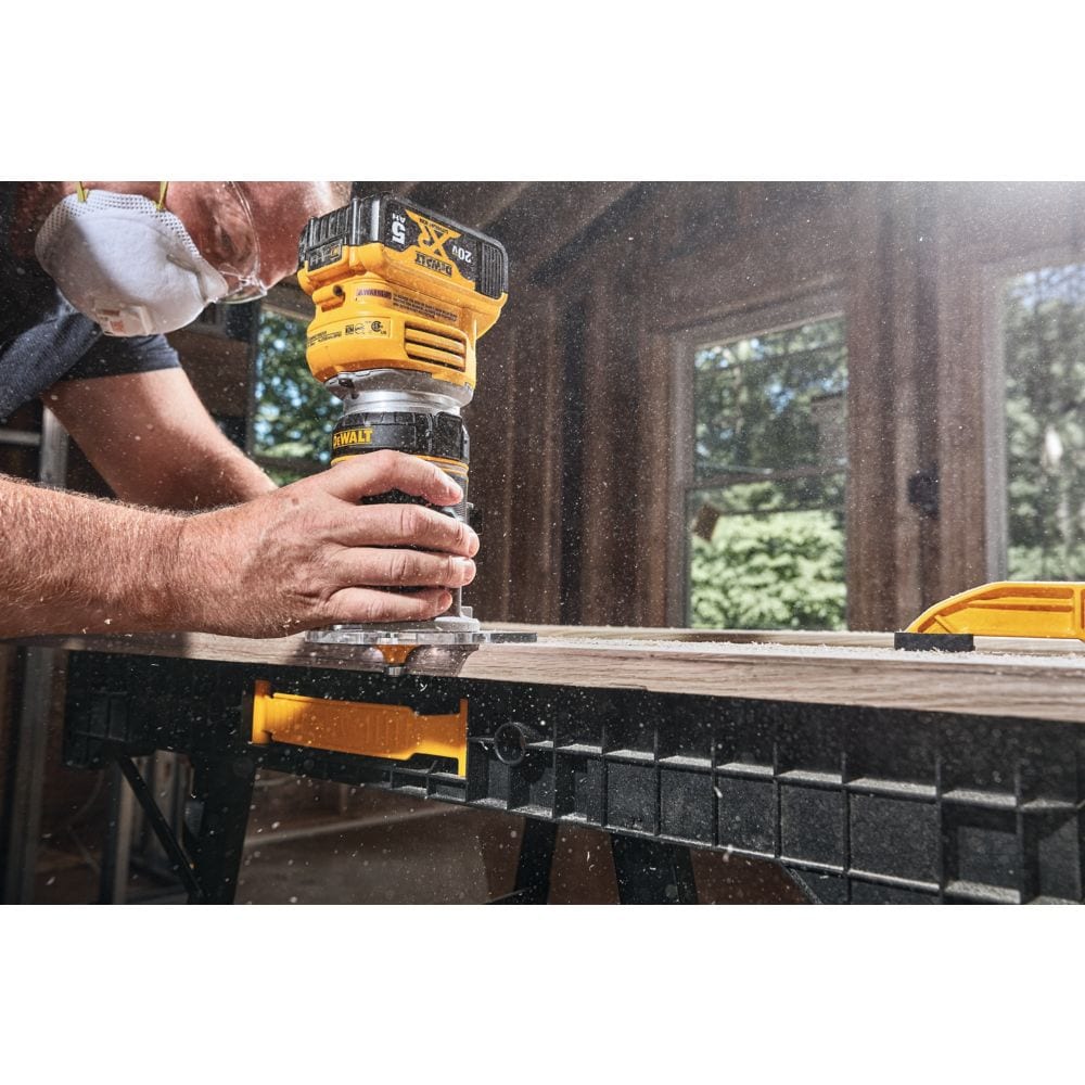 DEWALT DCW600B 20V Max XR Lithium-Ion Cordless Brushless Compact Router