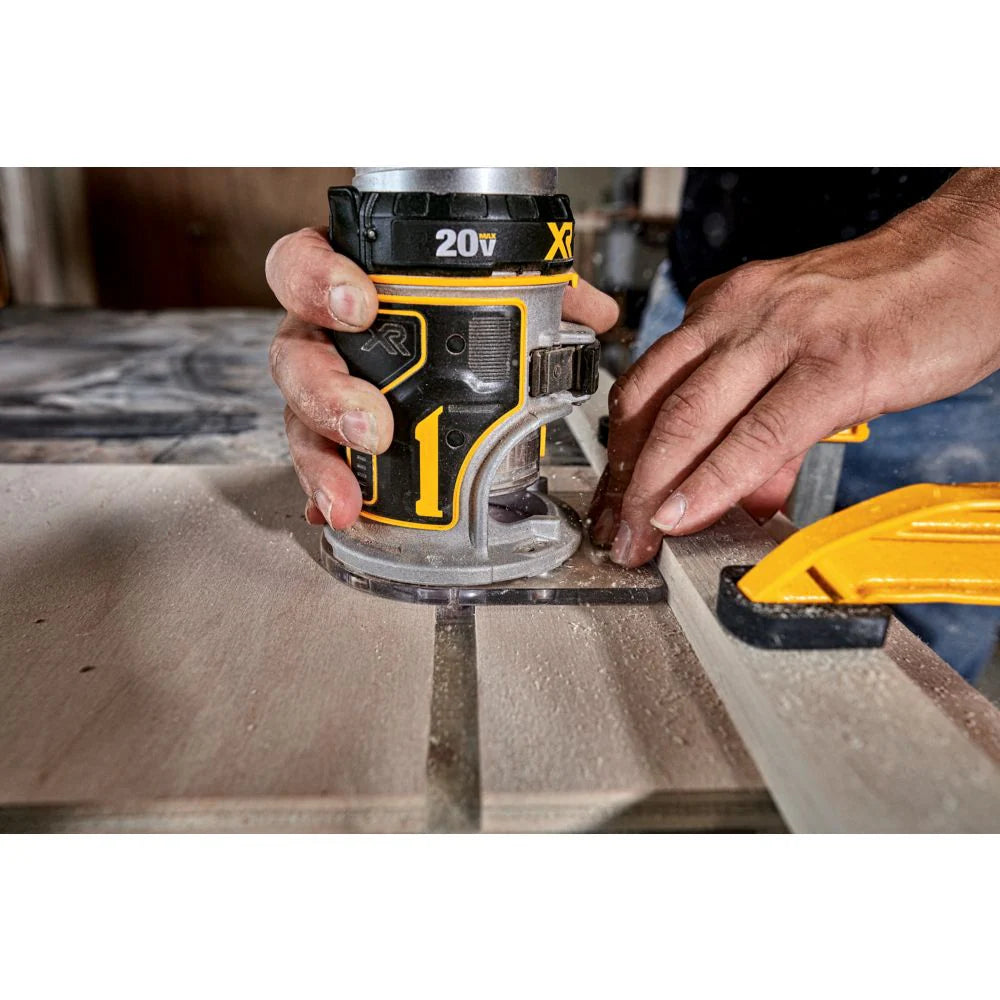 DEWALT DCW600B 20V Max XR Lithium-Ion Cordless Brushless Compact Router