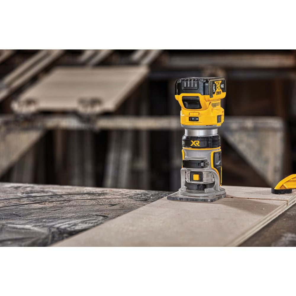 DEWALT DCW600B 20V Max XR Lithium-Ion Cordless Brushless Compact Router