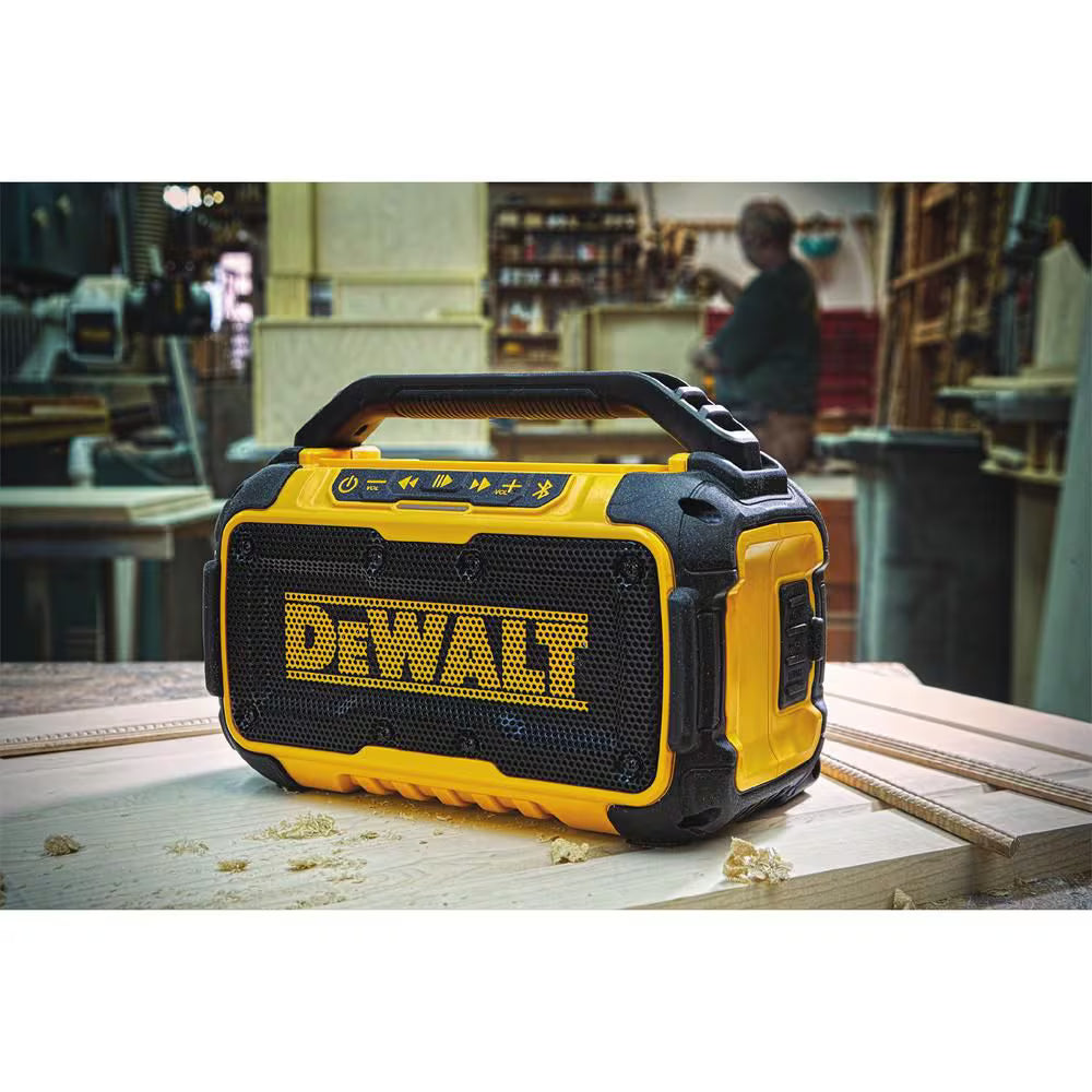 DEWALT DCR010 12V/20V MAX Lithium-Ion Cordless/Corded Worksite Bluetooth Speaker