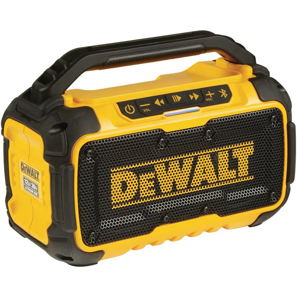 DEWALT DCR010 12V/20V MAX Lithium-Ion Cordless/Corded Worksite Bluetooth Speaker