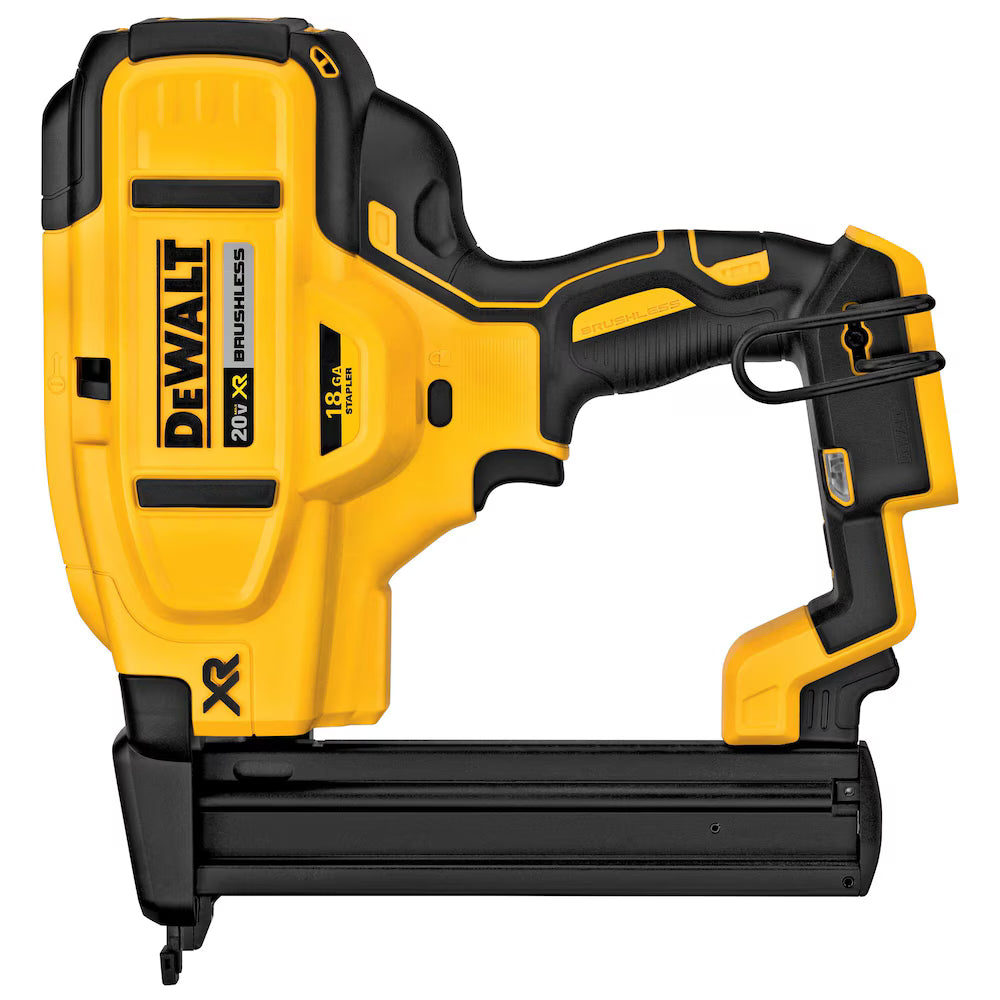 DEWALT DCN681B 20V MAX XR Lithium-Ion Cordless Brushless 18-Gauge Narrow Crown Stapler (Tool-Only)