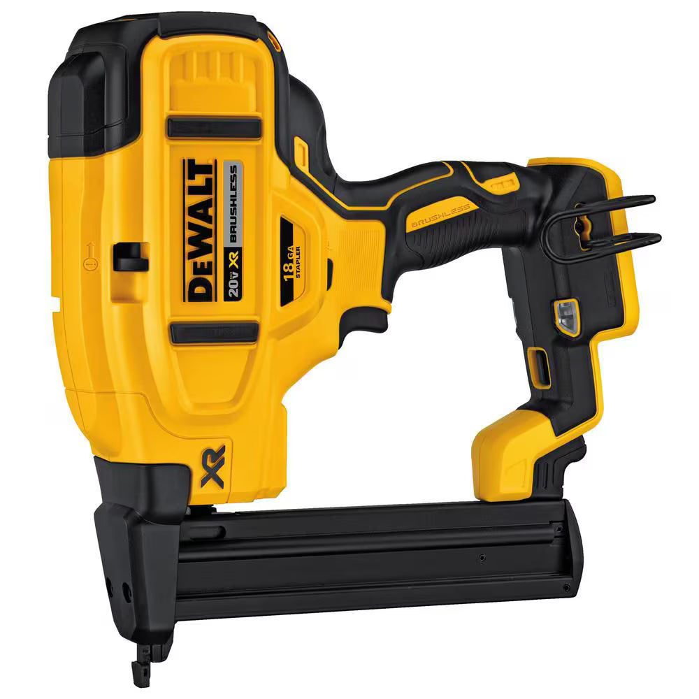 DEWALT DCN681B 20V MAX XR Lithium-Ion Cordless Brushless 18-Gauge Narrow Crown Stapler (Tool-Only)