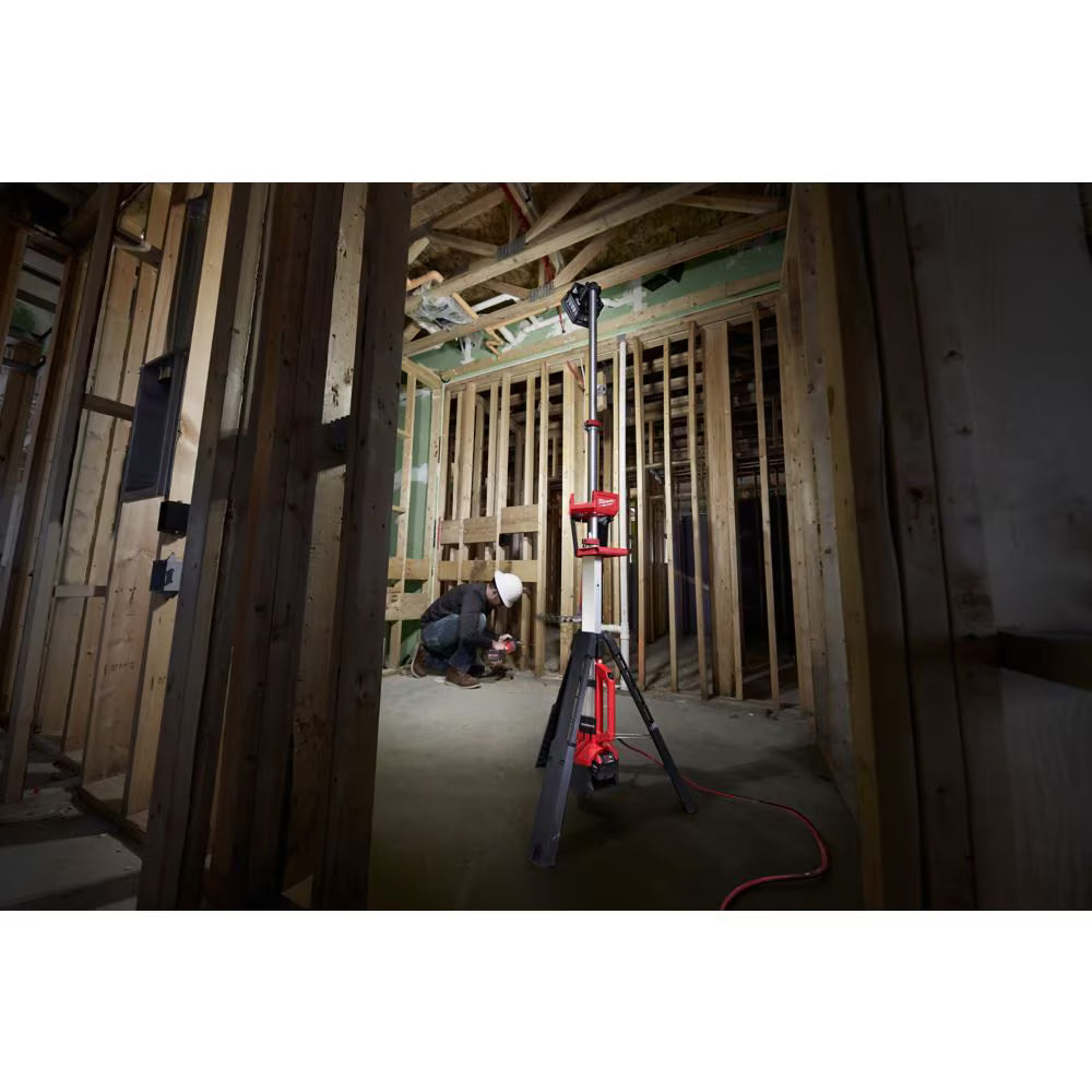 Milwaukee 2131-20 Tool M18 18-Volt Lithium-Ion Cordless Rocket Dual Power Portable Tower Light (Tool Only)