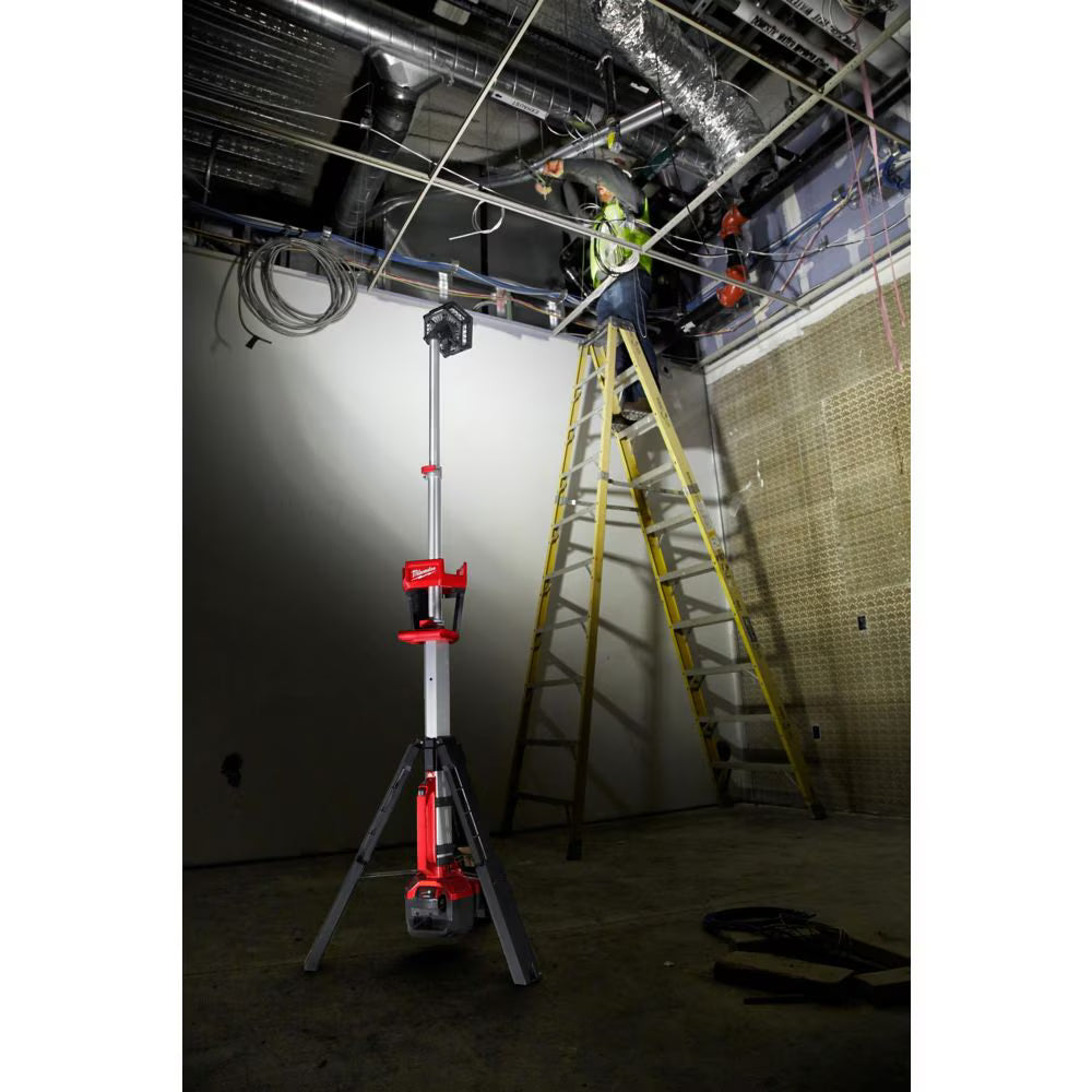 Milwaukee 2131-20 Tool M18 18-Volt Lithium-Ion Cordless Rocket Dual Power Portable Tower Light (Tool Only)