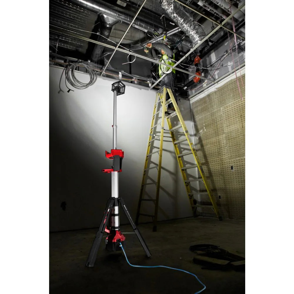 Milwaukee 2131-20 Tool M18 18-Volt Lithium-Ion Cordless Rocket Dual Power Portable Tower Light (Tool Only)