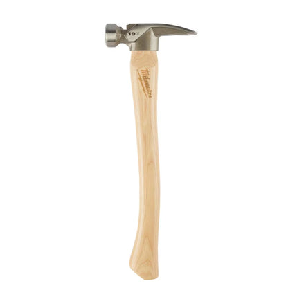 Milwaukee 48-22-9519 Tool 19oz Smooth Face Hickory Wood Framing Hammer