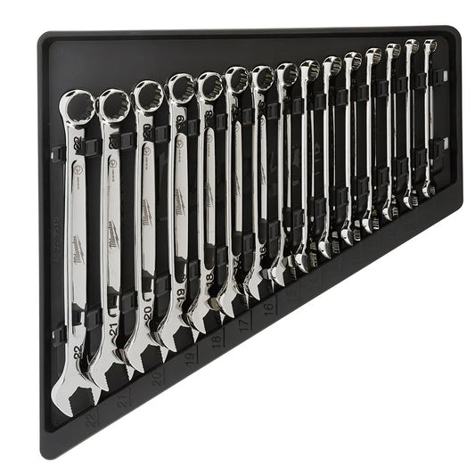 Milwaukee 48-22-9515 Tool Combination Metric Wrench Mechanics Tool Set (15-Piece)