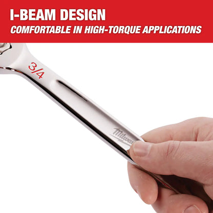 Milwaukee 48-22-9515 Tool Combination Metric Wrench Mechanics Tool Set (15-Piece)