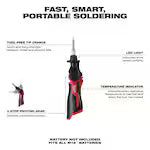 Milwaukee 2488-20 Tool M12 12V Lithium-Ion Cordless Soldering Iron (Tool Only)