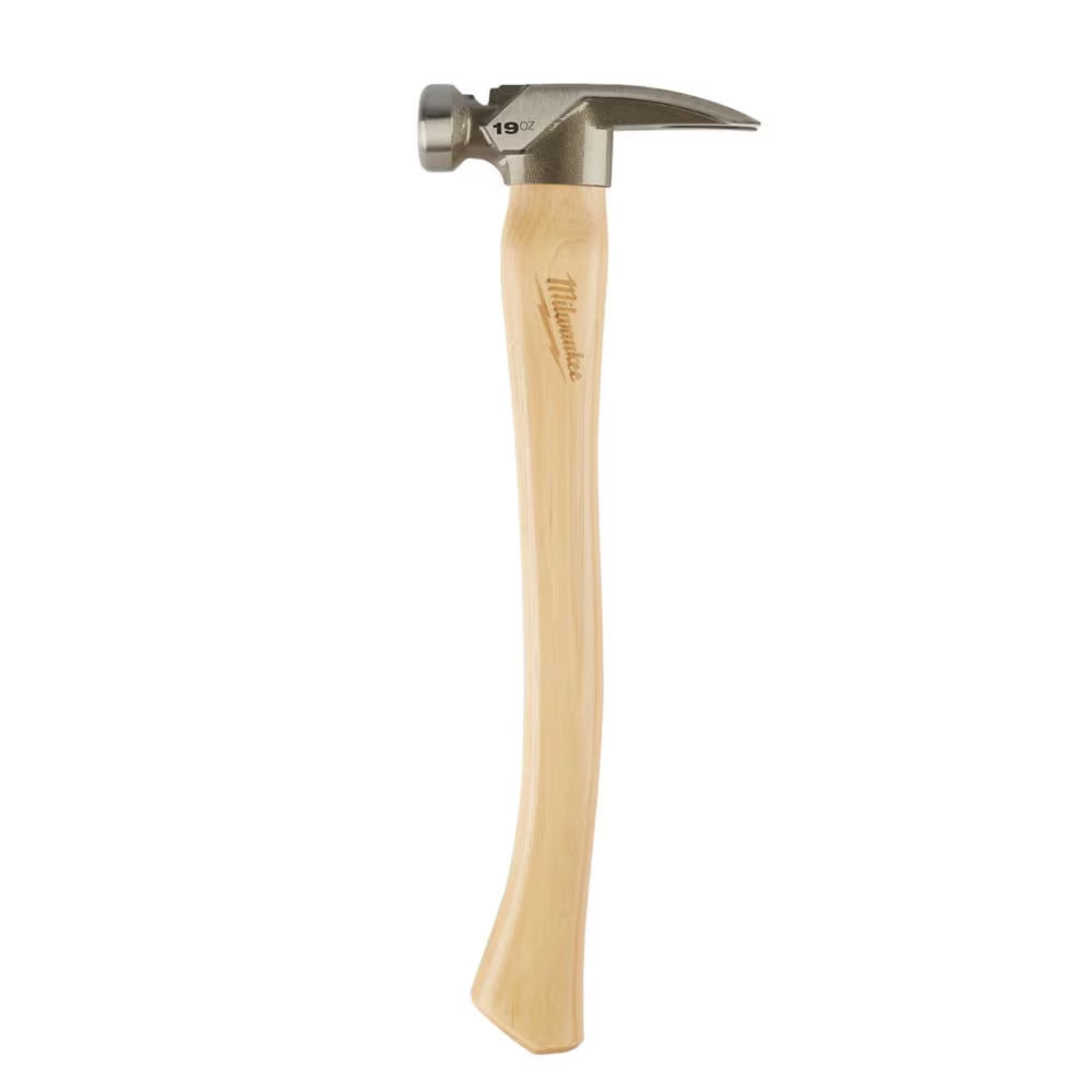Milwaukee 48-22-9519 Tool 19oz Smooth Face Hickory Wood Framing Hammer