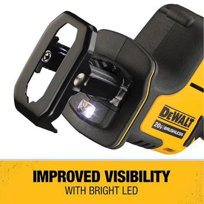 DEWALT DCS369B 20V MAX ATOMIC Lithium-Ion Cordless Brushless One-Handed Reciprocating Saw (Tool Only)