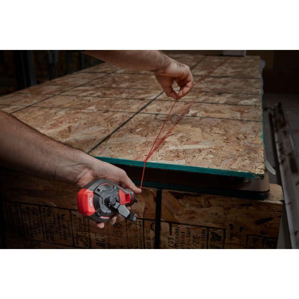 Milwaukee 48-22-3982 Tool 100 ft. Bold Line Chalk Reel Kit with Blue Chalk