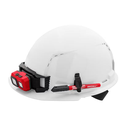 Milwaukee 48-73-1200 Tool BOLT White Type 1 Class C Front Brim Vented Hard Hat with 4 Point Ratcheting Suspension