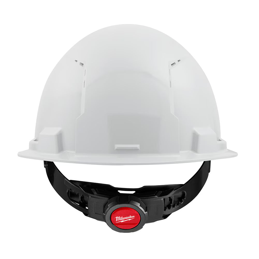 Milwaukee 48-73-1200 Tool BOLT White Type 1 Class C Front Brim Vented Hard Hat with 4 Point Ratcheting Suspension