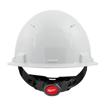 Milwaukee 48-73-1200 Tool BOLT White Type 1 Class C Front Brim Vented Hard Hat with 4 Point Ratcheting Suspension