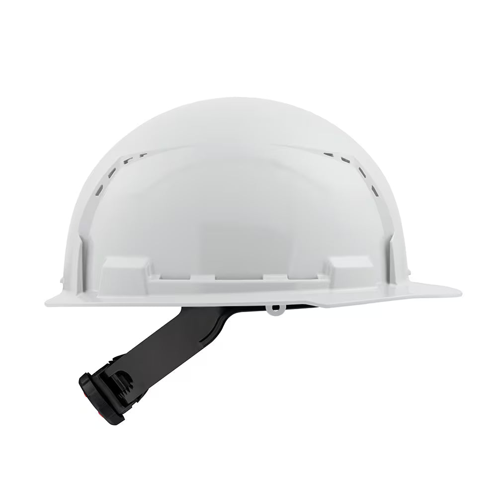 Milwaukee 48-73-1200 Tool BOLT White Type 1 Class C Front Brim Vented Hard Hat with 4 Point Ratcheting Suspension