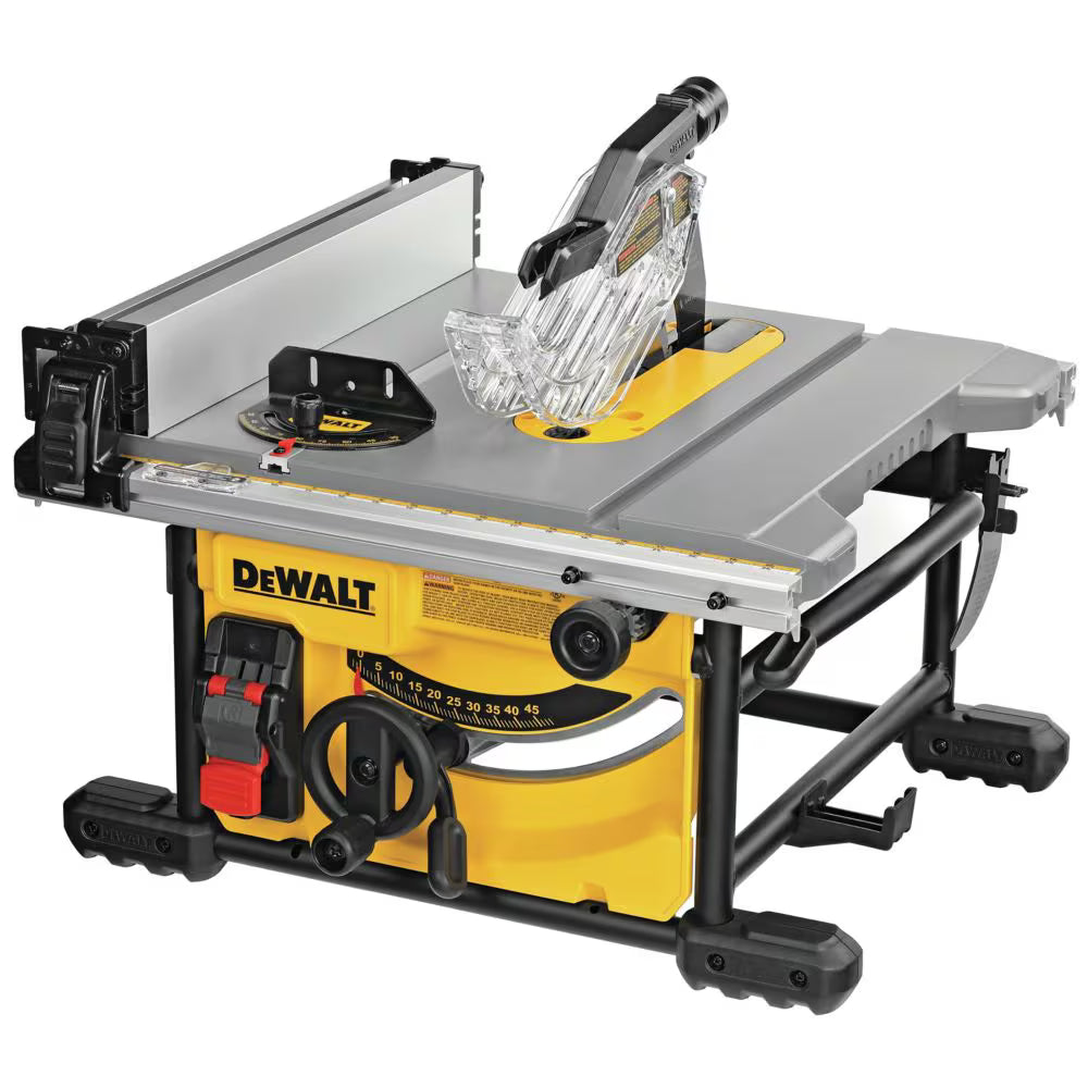 DEWALT DWE7485 15 Amp Corded 8-1/4 inch Compact Portable Jobsite Table saw (Stand Not Included)