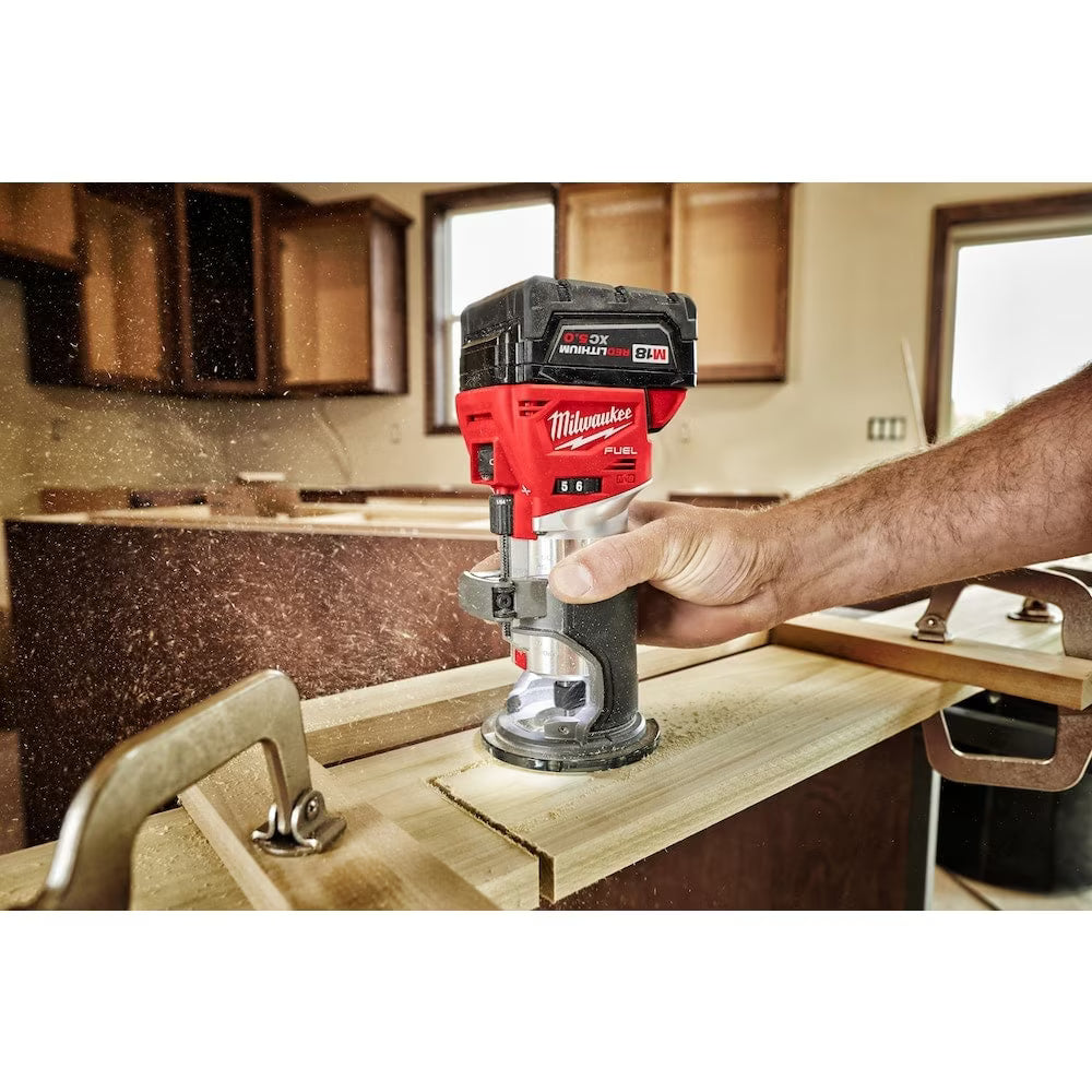 Milwaukee 2723-20 Tool M18 FUEL 18-Volt Lithium-Ion Brushless Cordless Compact Router (Tool Only)