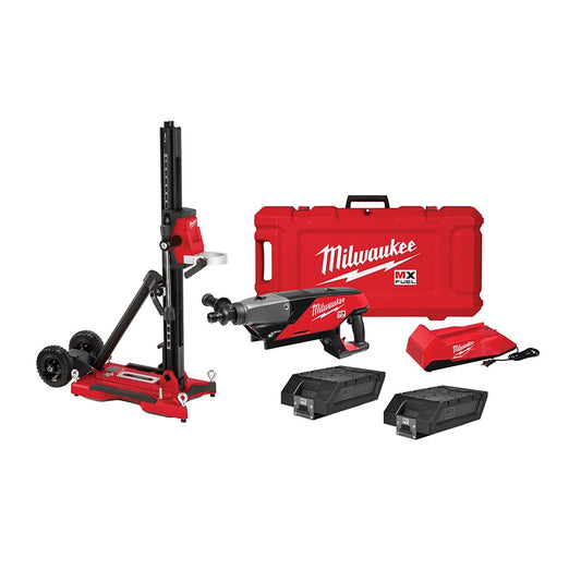 Milwaukee MXF301-2CXS Tool MX FUEL Lithium-Ion Cordless Handheld Core Drill Kit with Stand, (2) Batteries and Charger