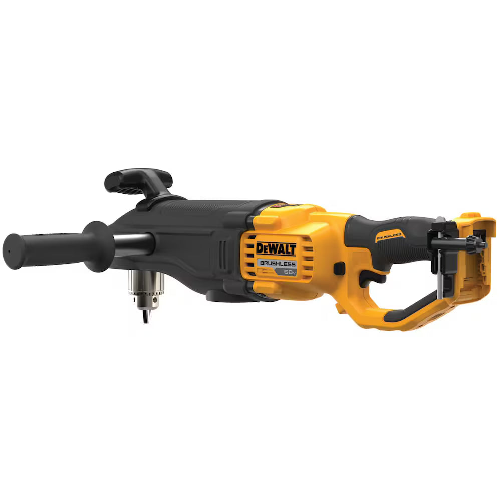 DEWALT DCD470B 60V MAX FLEXVOLT Lithium-Ion Cordless Brushless In-Line Stud and Joist Drill Kit with E-Clutch System (Tool-Only)