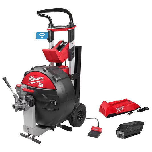 Milwaukee MXF500-1CP Tool MX FUEL Lithium-Ion Cordless Sewer Drum Machine with Battery